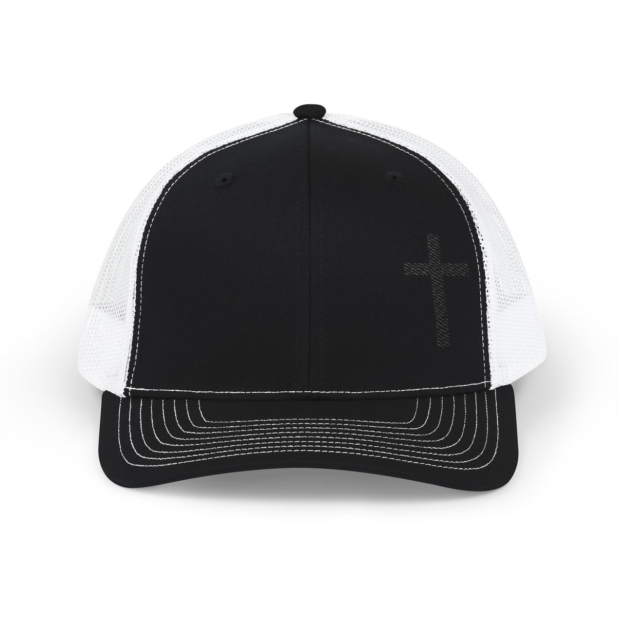 Black Cross Richardson 112 Snapback Hat