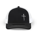 Minimalist Nail Cross Richardson Snapback Hat