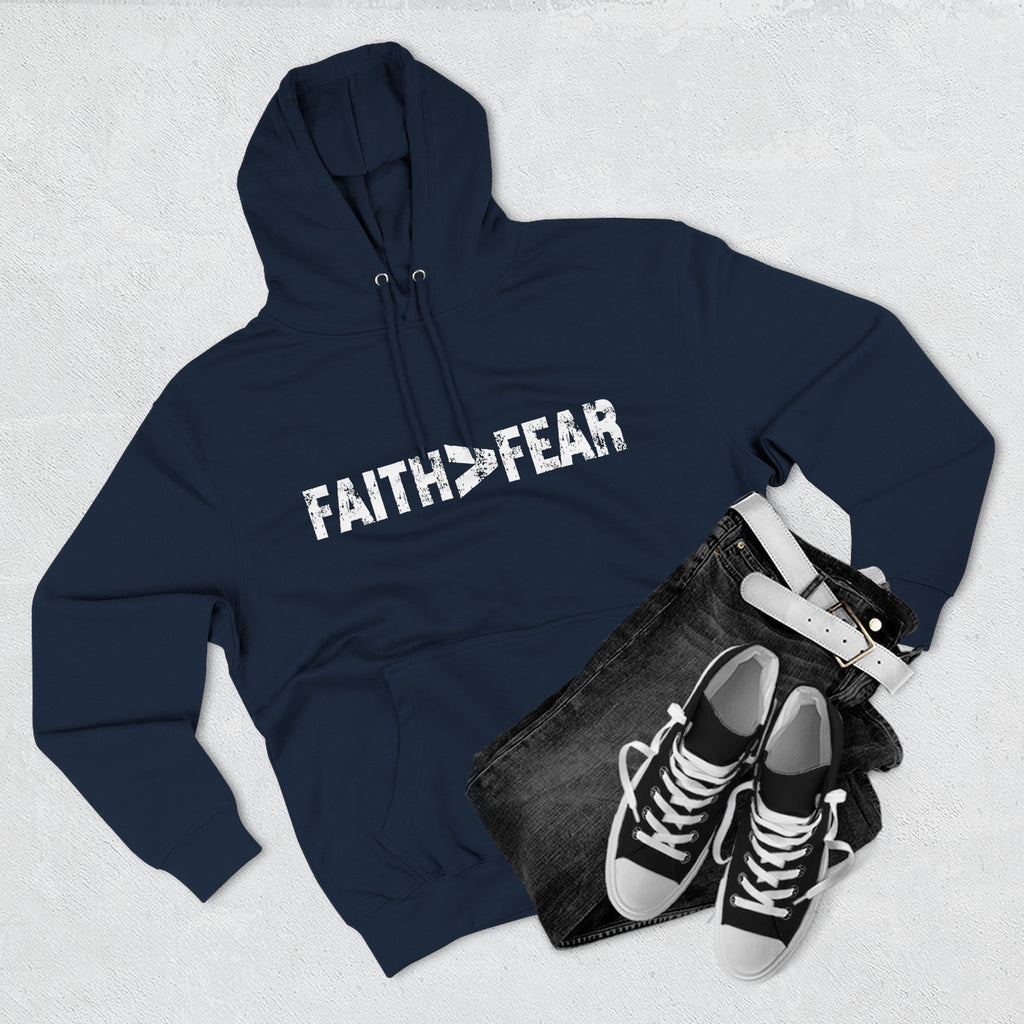Faith > Fear Men's Hoodie