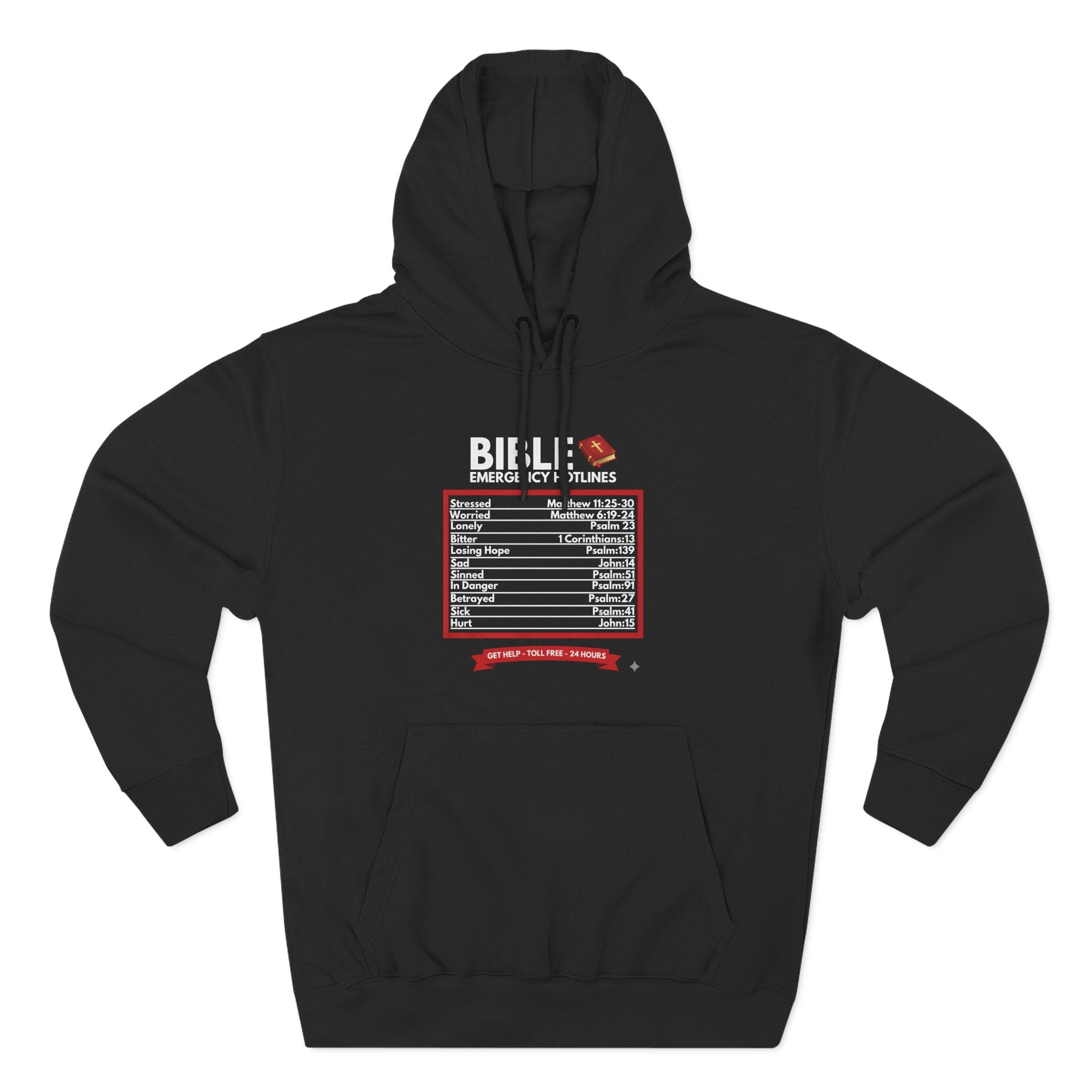 Bible Emergency Hotline Men's Hoodie