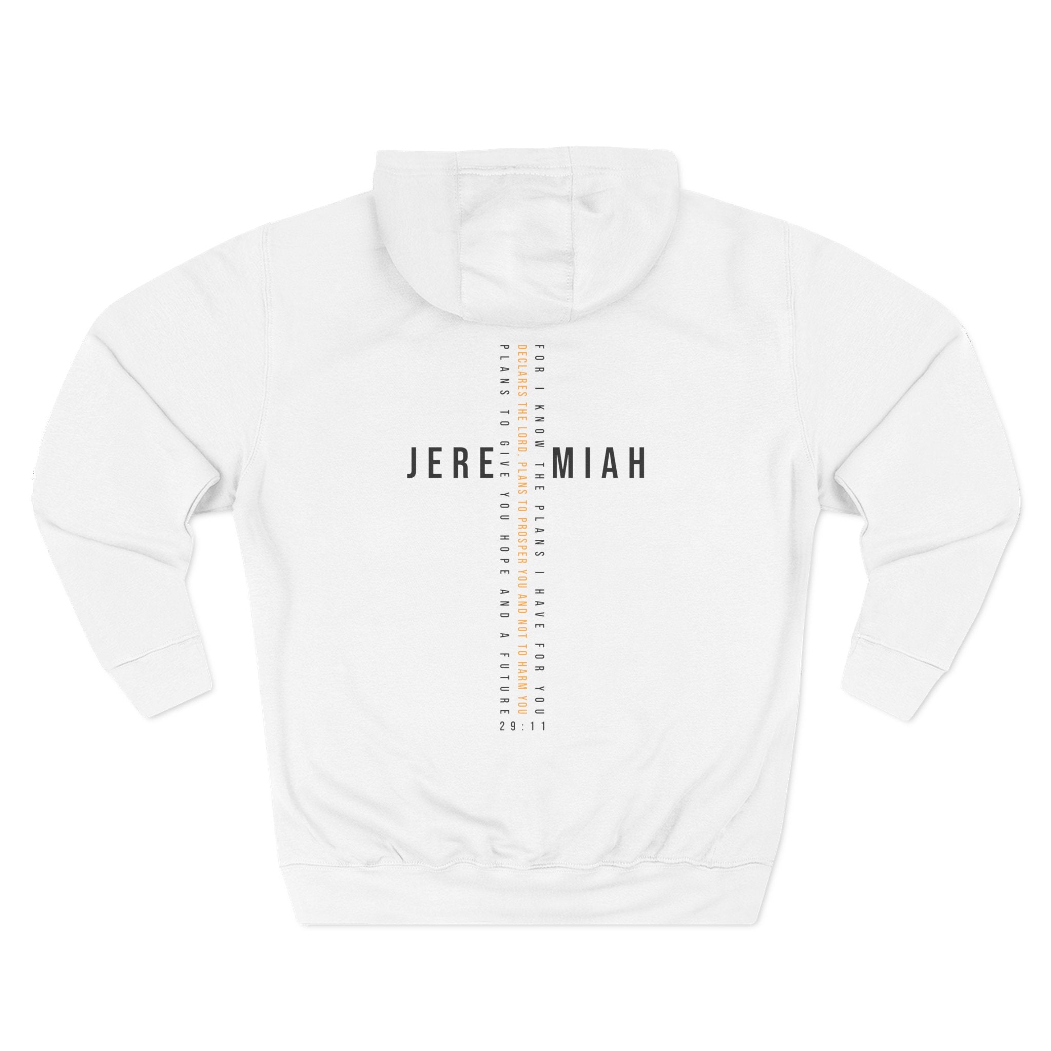 For I know the Plans Jeremiah 29:11 Hoodie