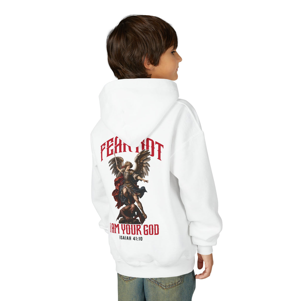 Isaiah 41:10 Fear Not Youth Hoodie