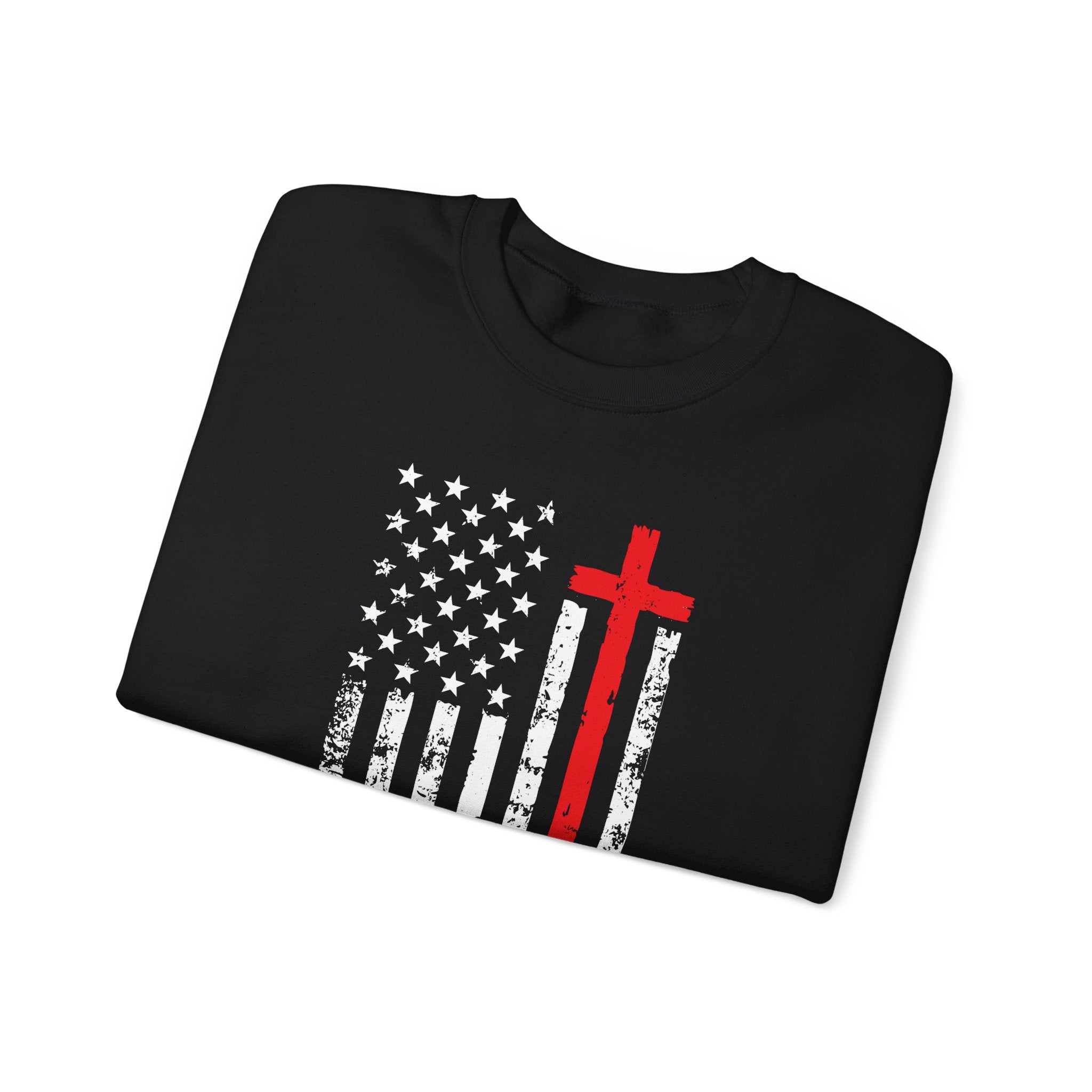 Faith Over Fear Firefighter Tribute Sweatshirt