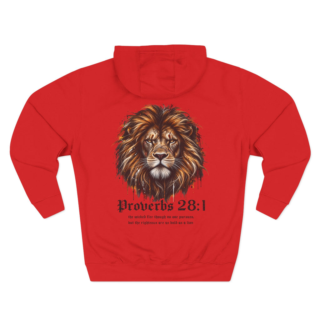Lion Of Judah - Proverbs 28:1 Men's Hoodie