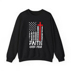 Faith Over Fear Firefighter Tribute Sweatshirt