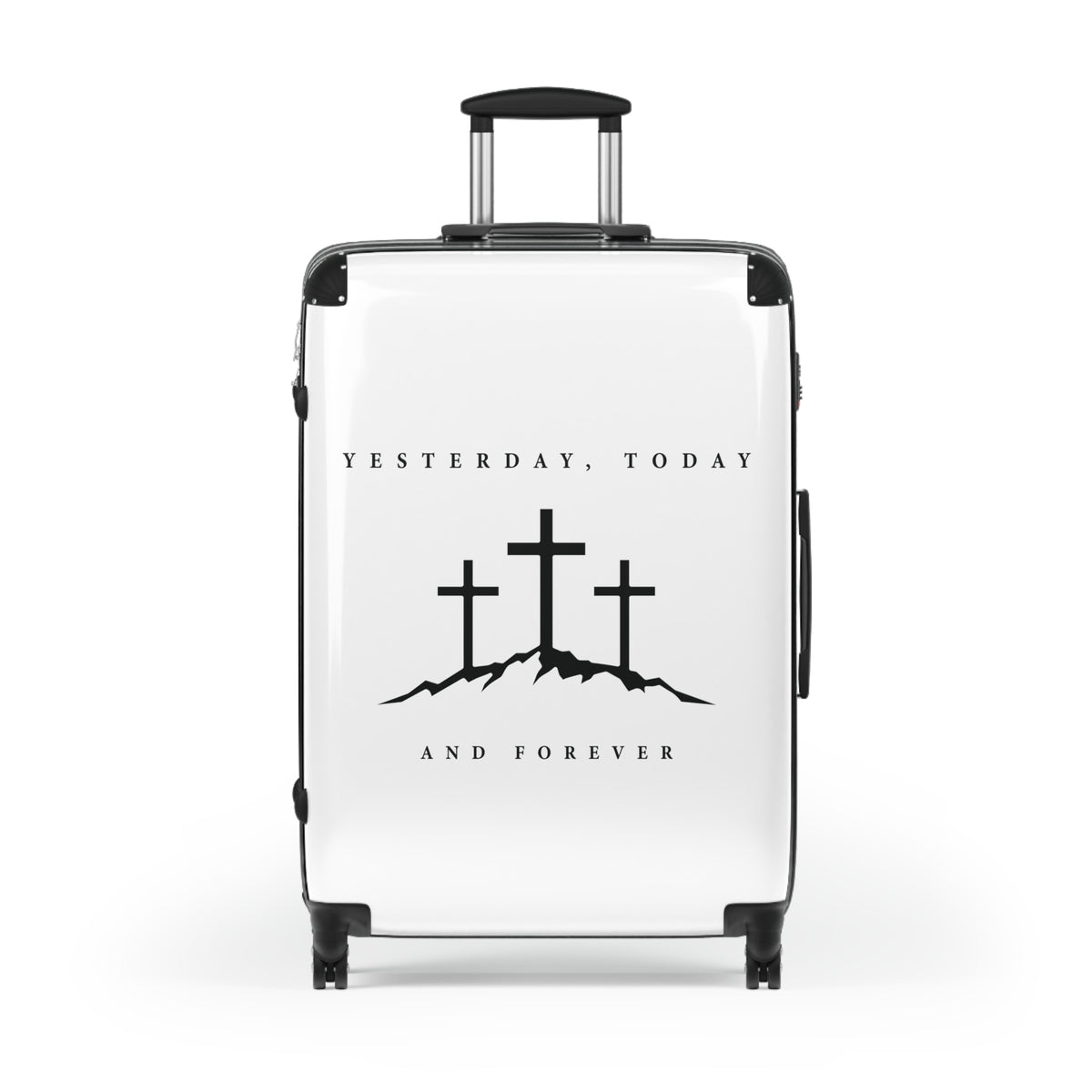 Christian Suitcase – "Yesterday, Today and Forever" Cross Travel Luggage