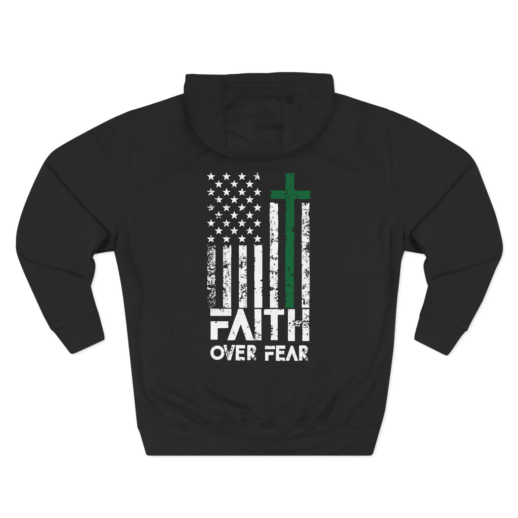 Faith Over Fear Military Tribute Hoodie