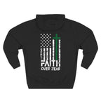 Faith Over Fear Military Tribute Hoodie