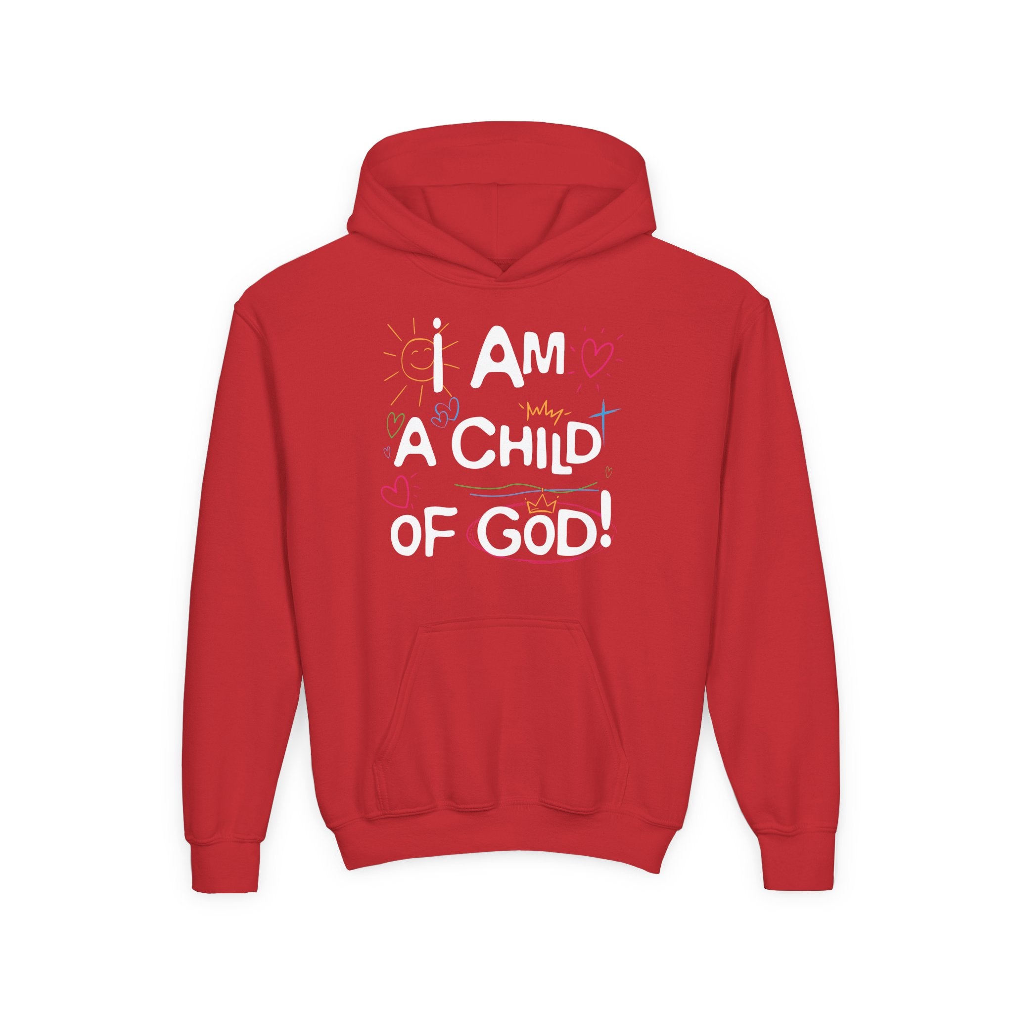 I Am a Child of God Youth Hoodie