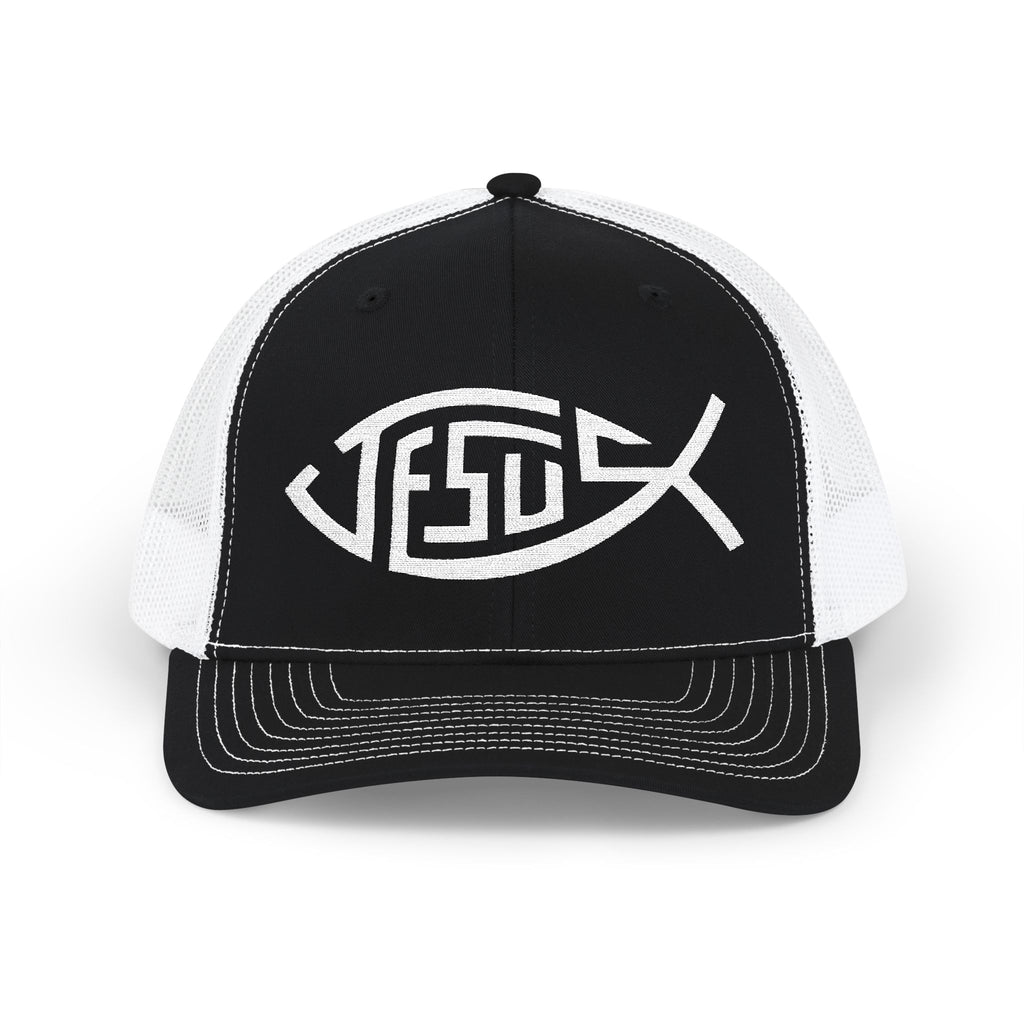 Jesus Fish Symbol Richardson 112 Premium Snapback Hat