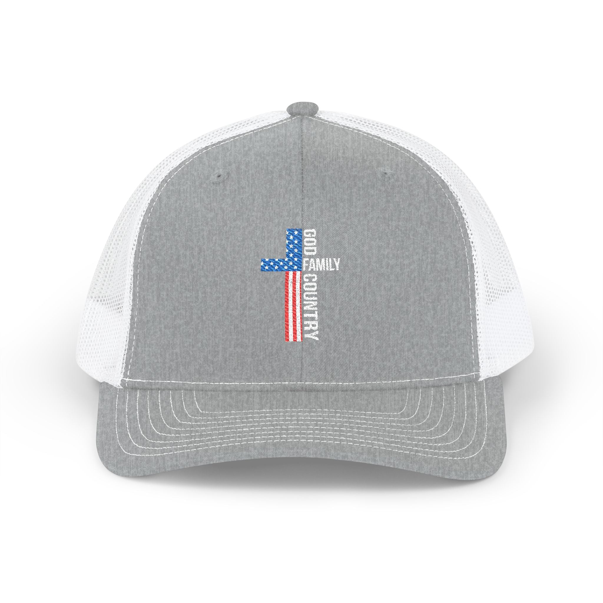God, Family, Country Richardson Snapback Hat