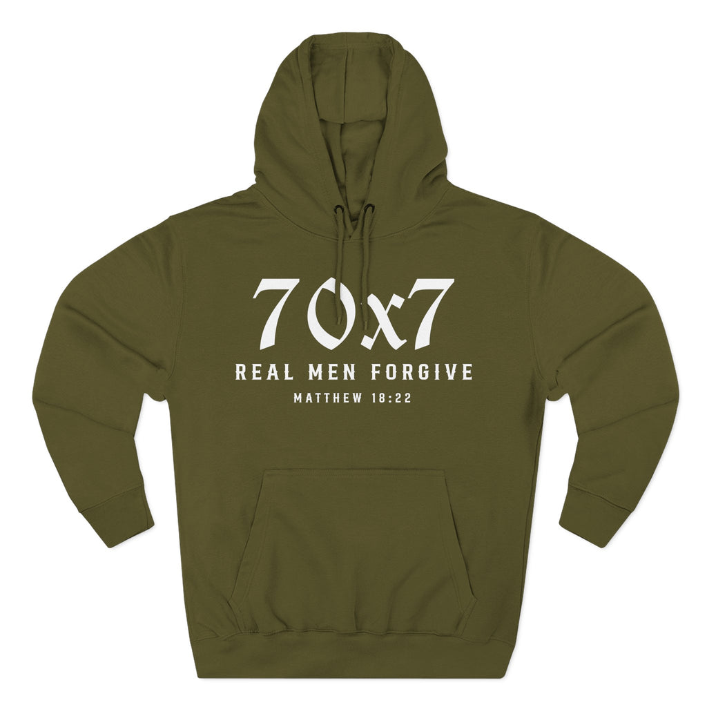 70x7 – Real Men Forgive Premium Hoodie
