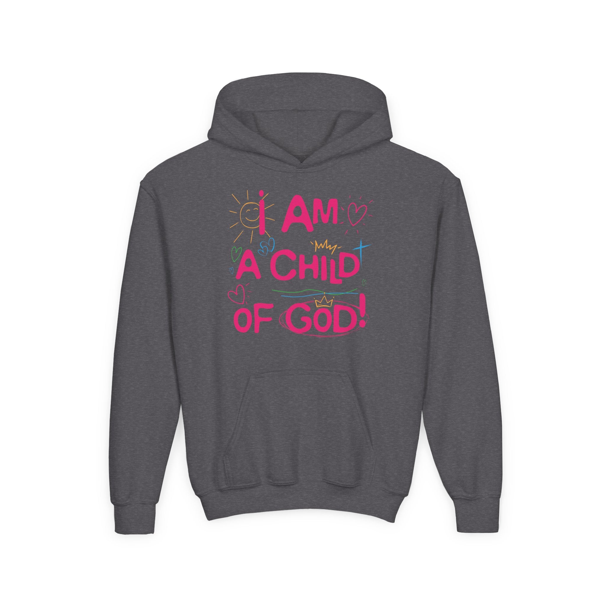 I Am a Child of God Youth Hoodie
