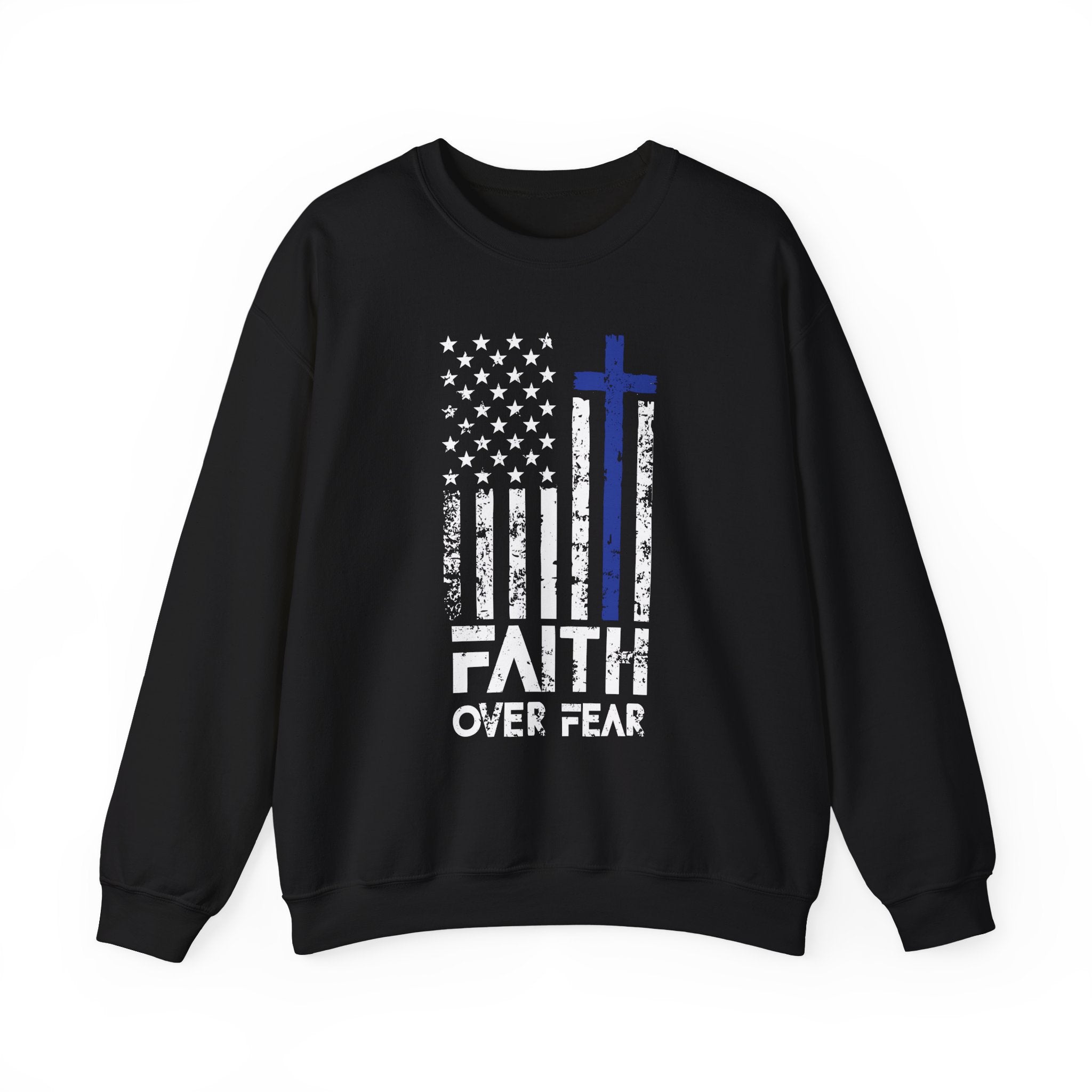 Faith Over Fear Police Tribute Sweatshirt