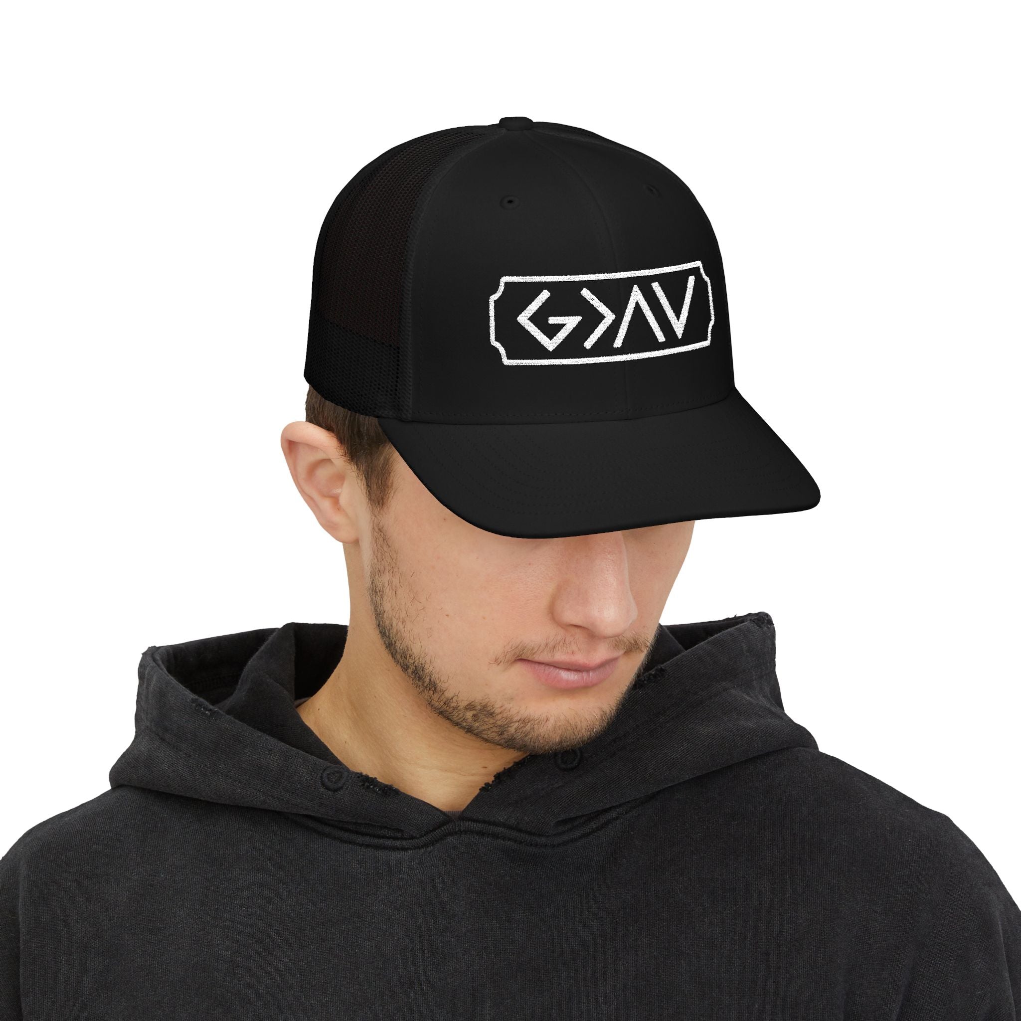 God is Greater than Ups and Downs Richardson Snapback Hat