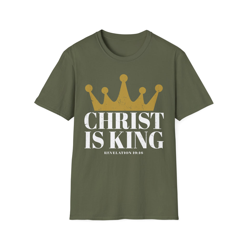 Christ Is King Premium Christian Tee
