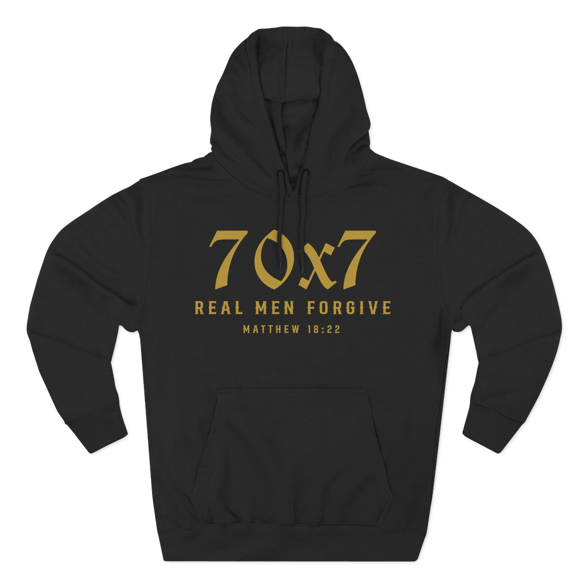 70x7 – Real Men Forgive Premium Hoodie