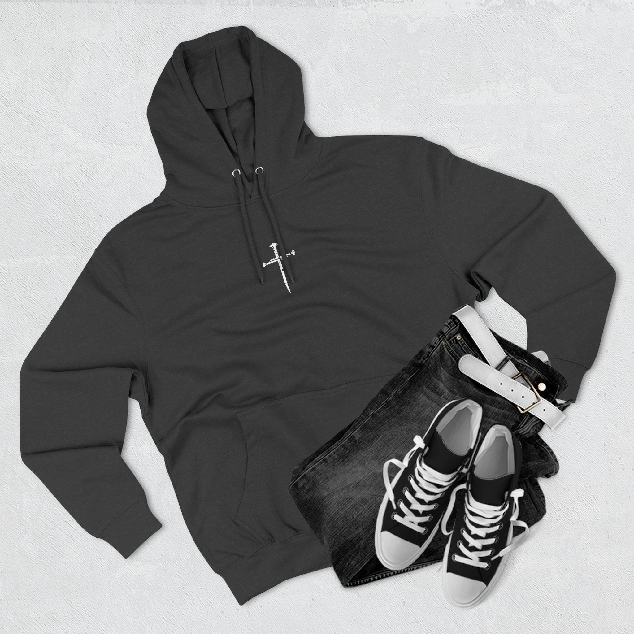 Faith Over Fear Crown of Thorns Full Color Hoodie