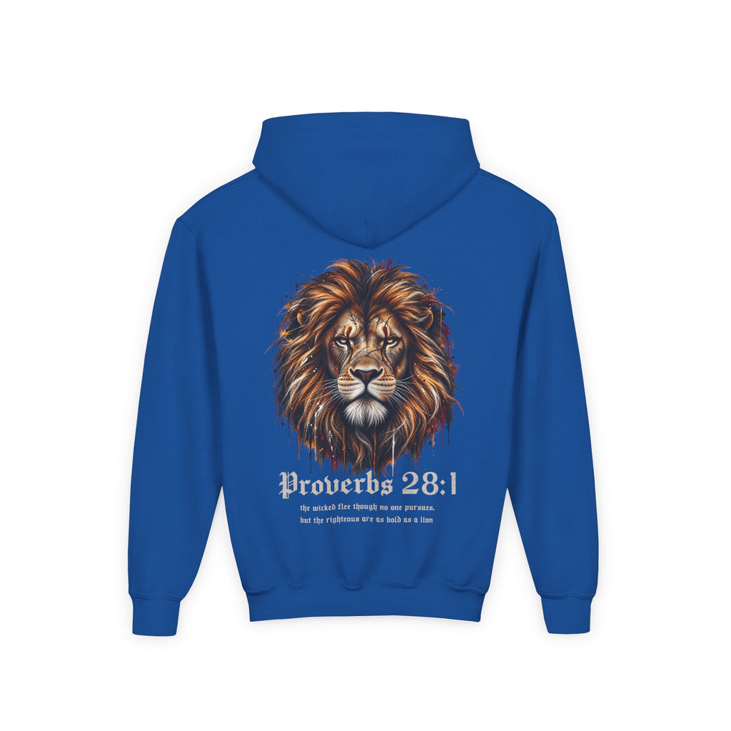 Lion of Judah - Joshua 1:9 Youth Hoodie