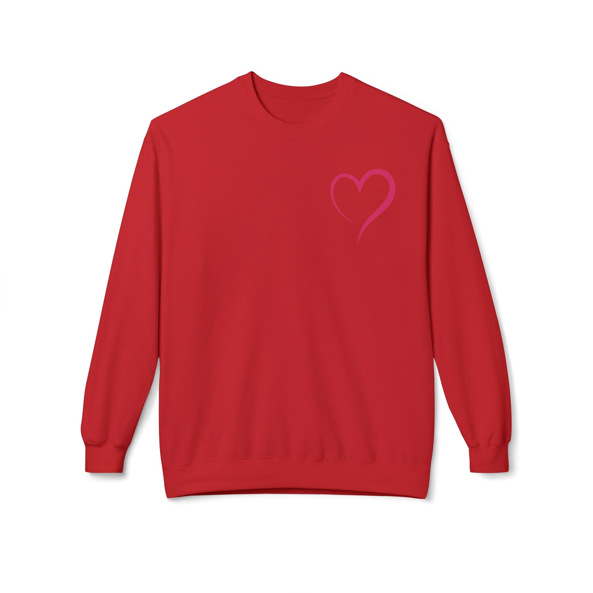Love Never Fails Valentines Day Sweatshirt