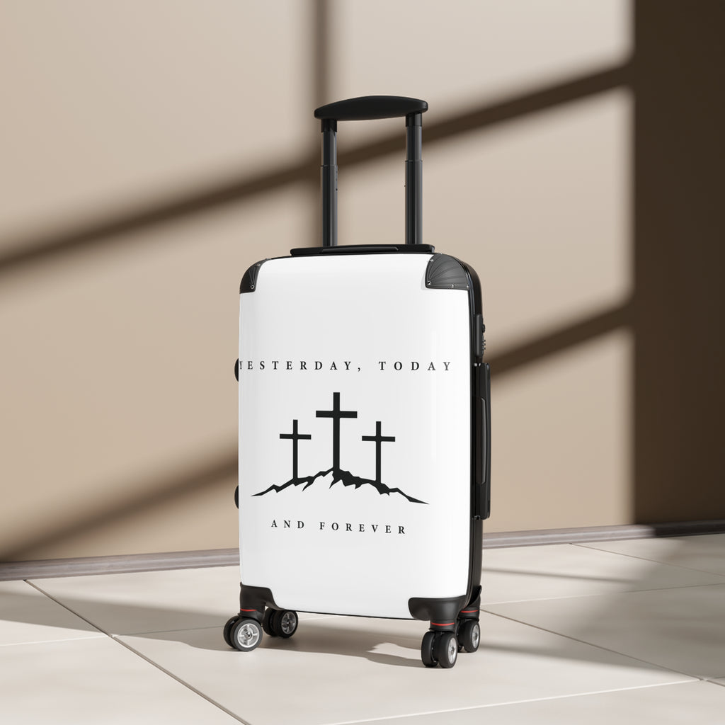 Christian Suitcase – "Yesterday, Today and Forever" Cross Travel Luggage