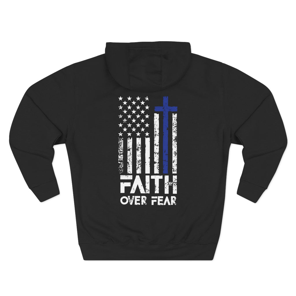 Faith Over Fear Police Tribute Hoodie