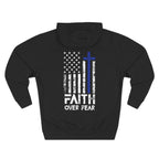 Faith Over Fear Police Tribute Hoodie