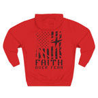 Faith Over Fear Flag Romans 8:31 Hoodie