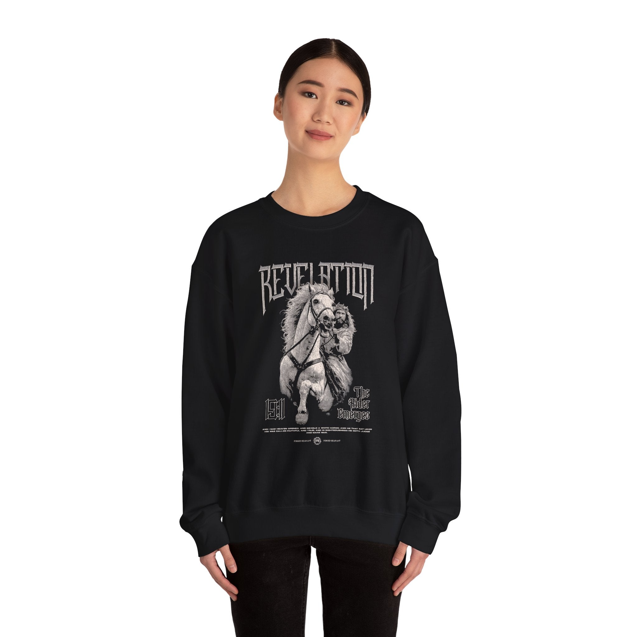 New Drop: Faithful and True-Revelation 19:11 Sweatshirt