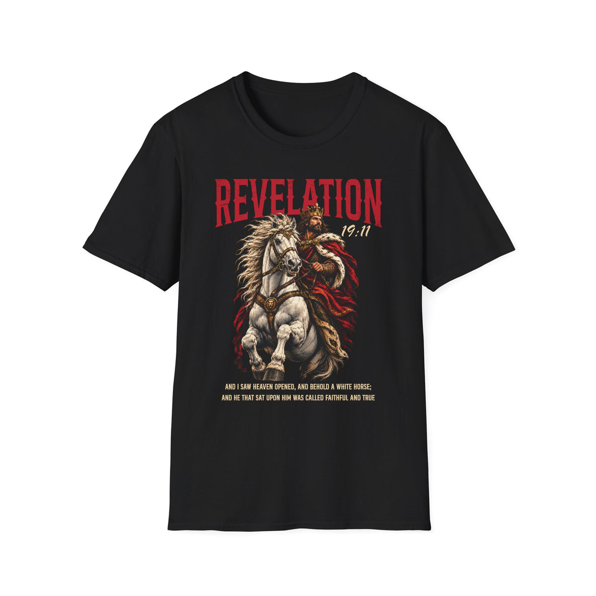 New Drop: Faithful and True-Revelation 19:11 T-Shirt