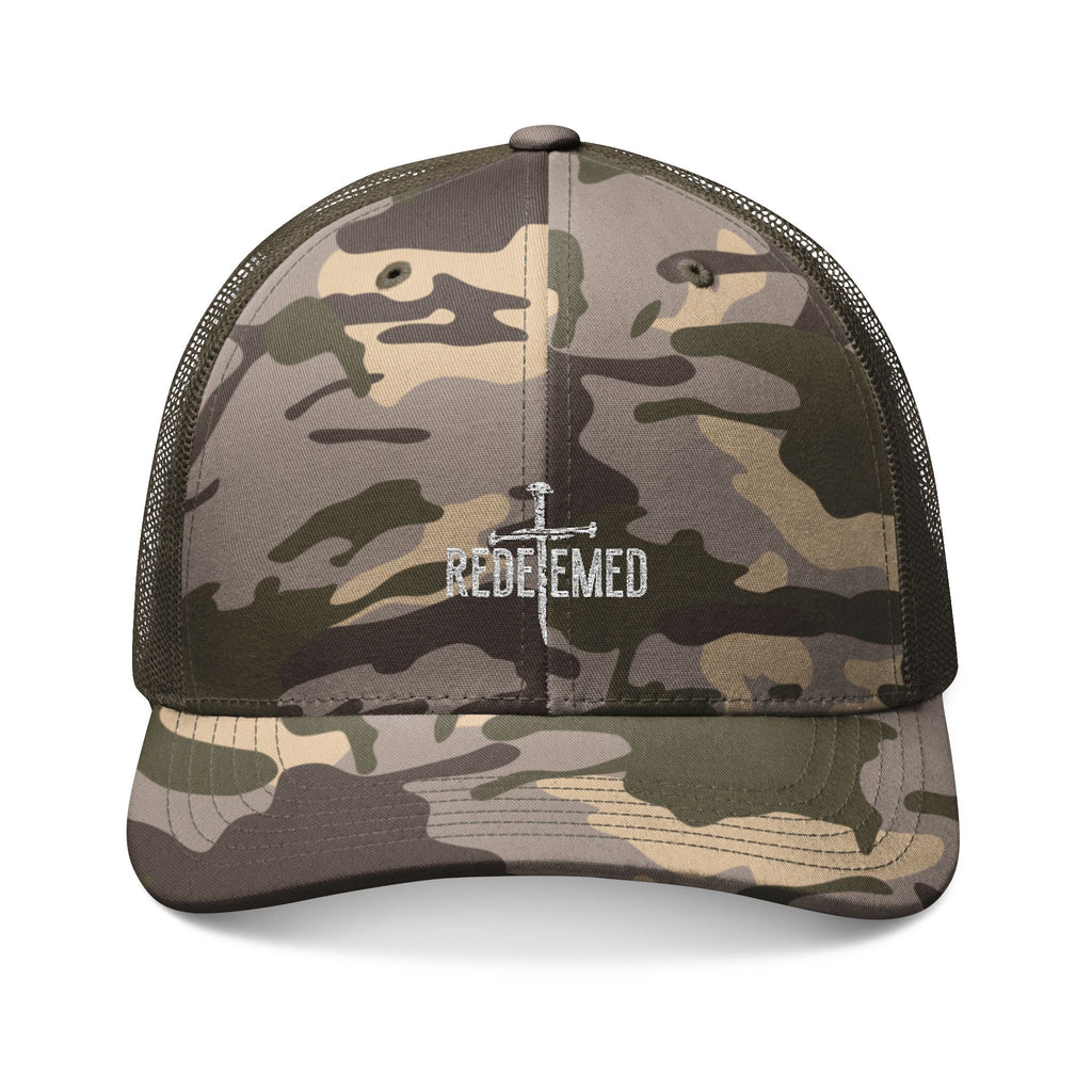 Redeemed Camo Snapback hat