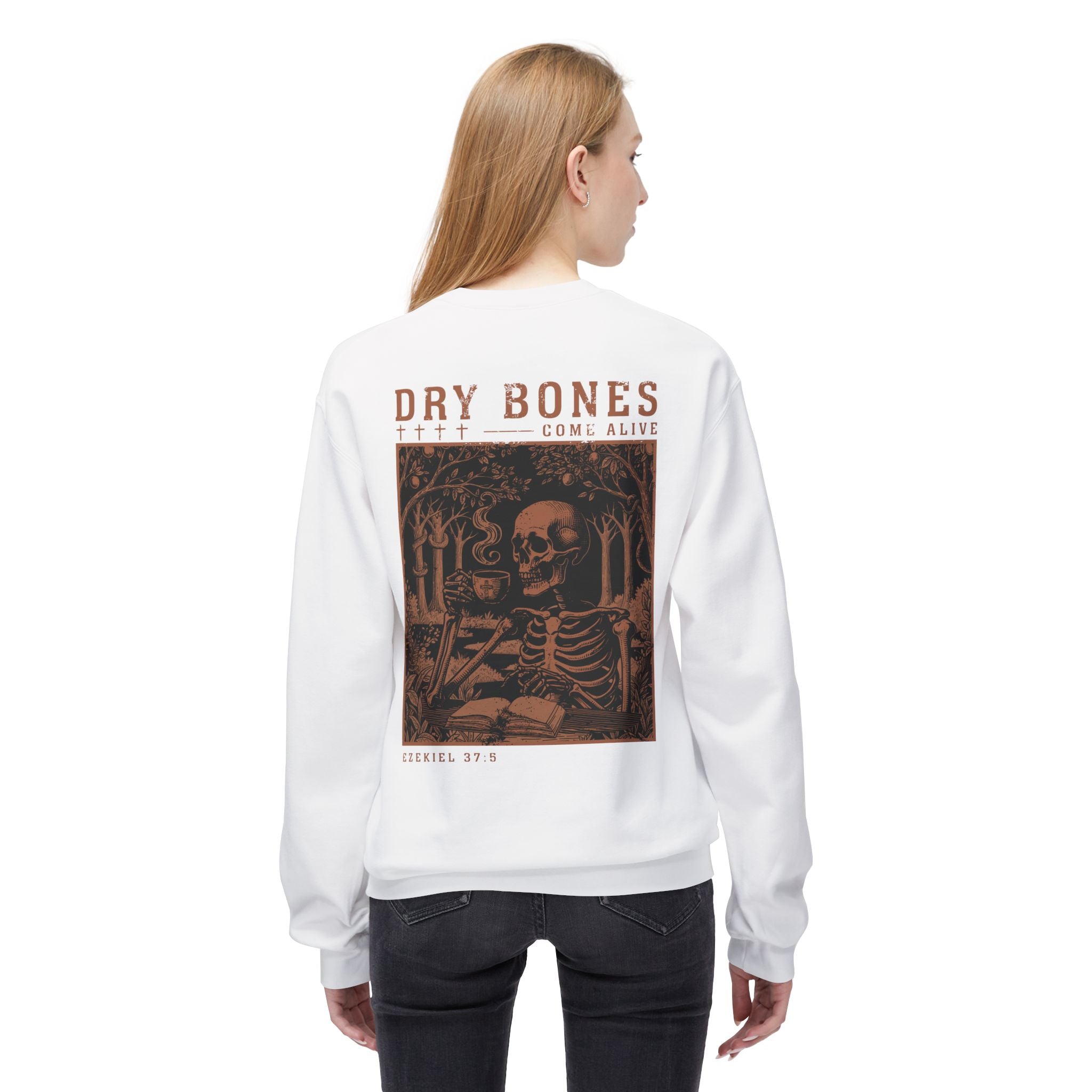Dry Bones Come Alive Premium Vintage Gold Sweatshirt