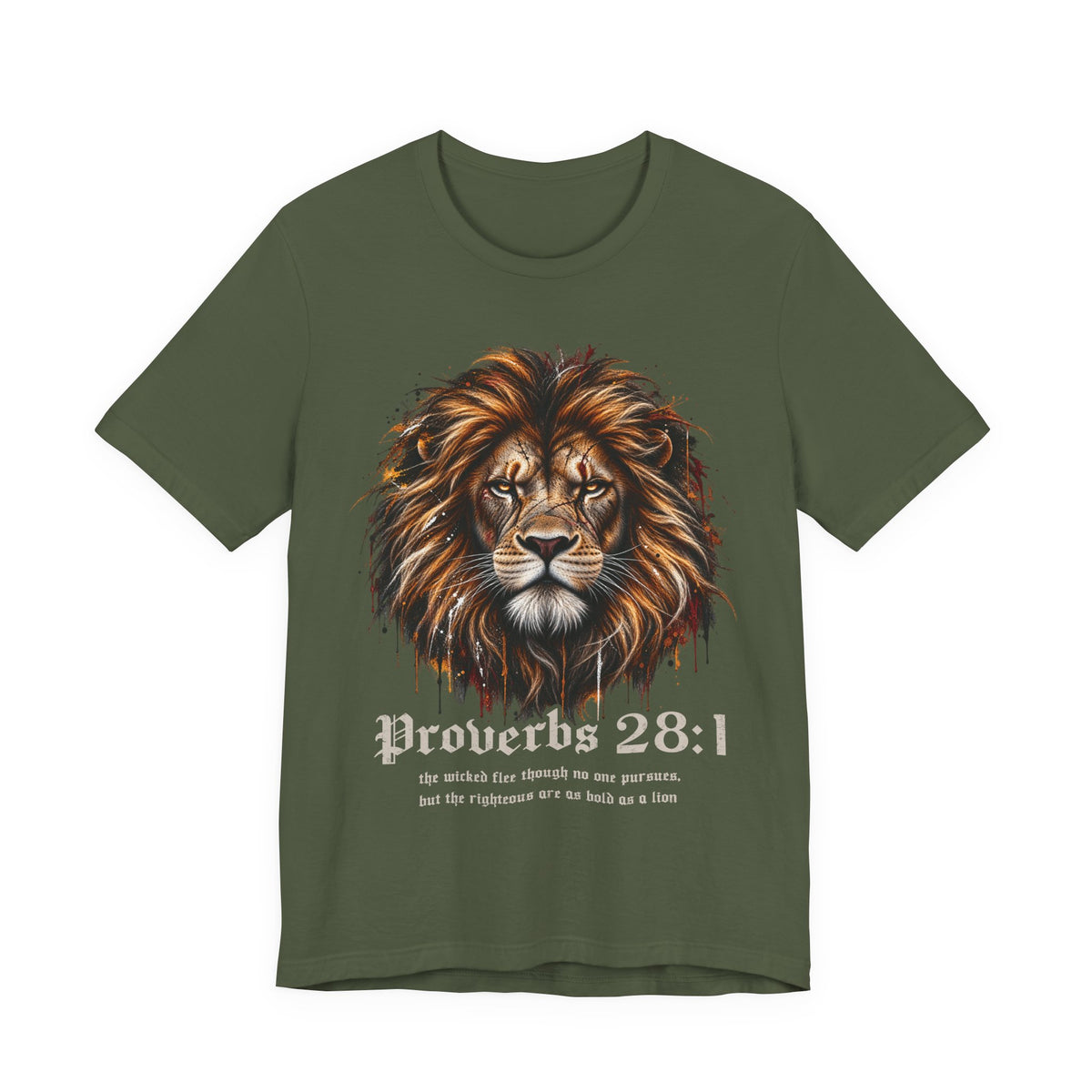 Lion of Judah - Joshua 1:9 Men's Premium Tee