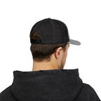 White Nail Cross Thorn Snapback Hat