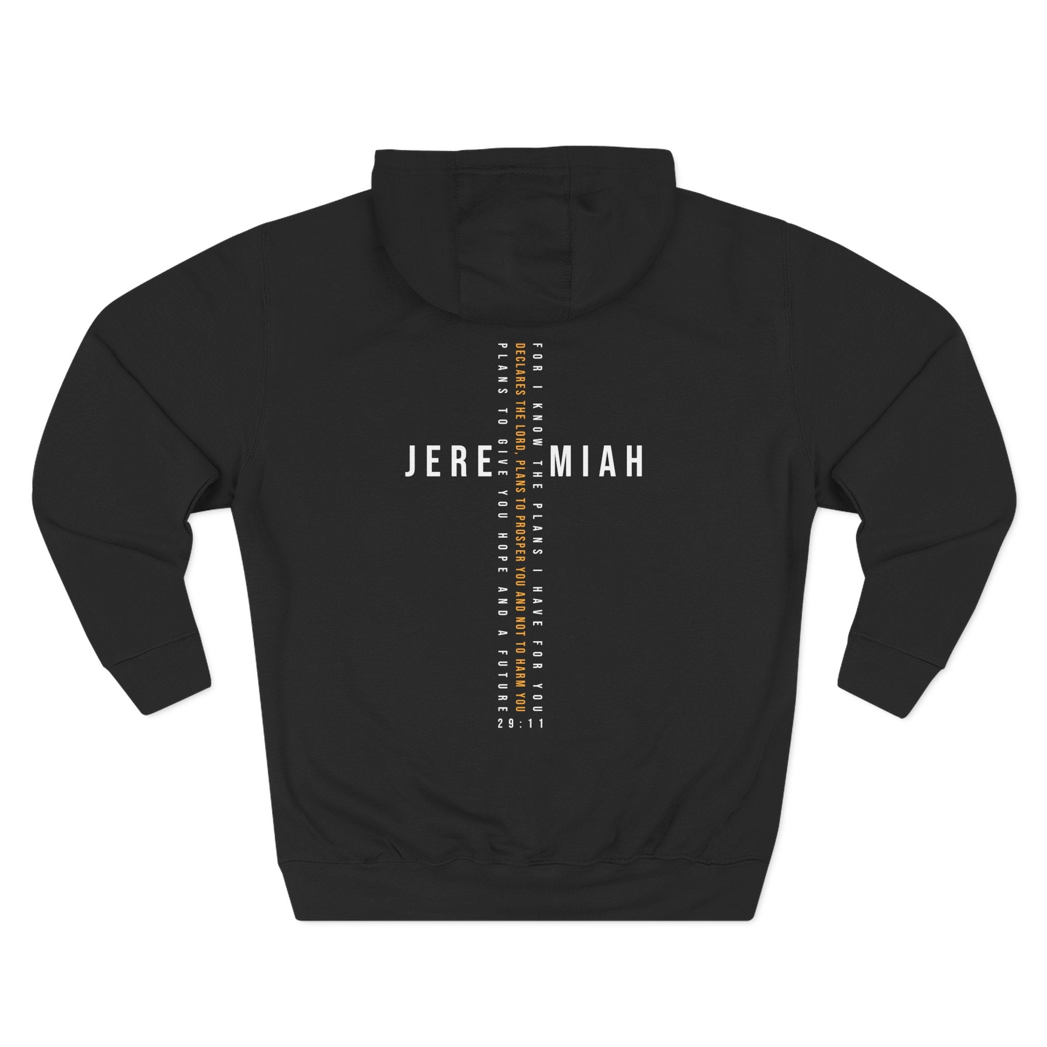 For I know the Plans Jeremiah 29:11 Hoodie
