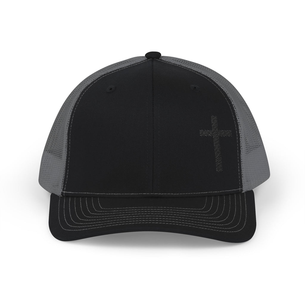 Black Cross Richardson 112 Snapback Hat