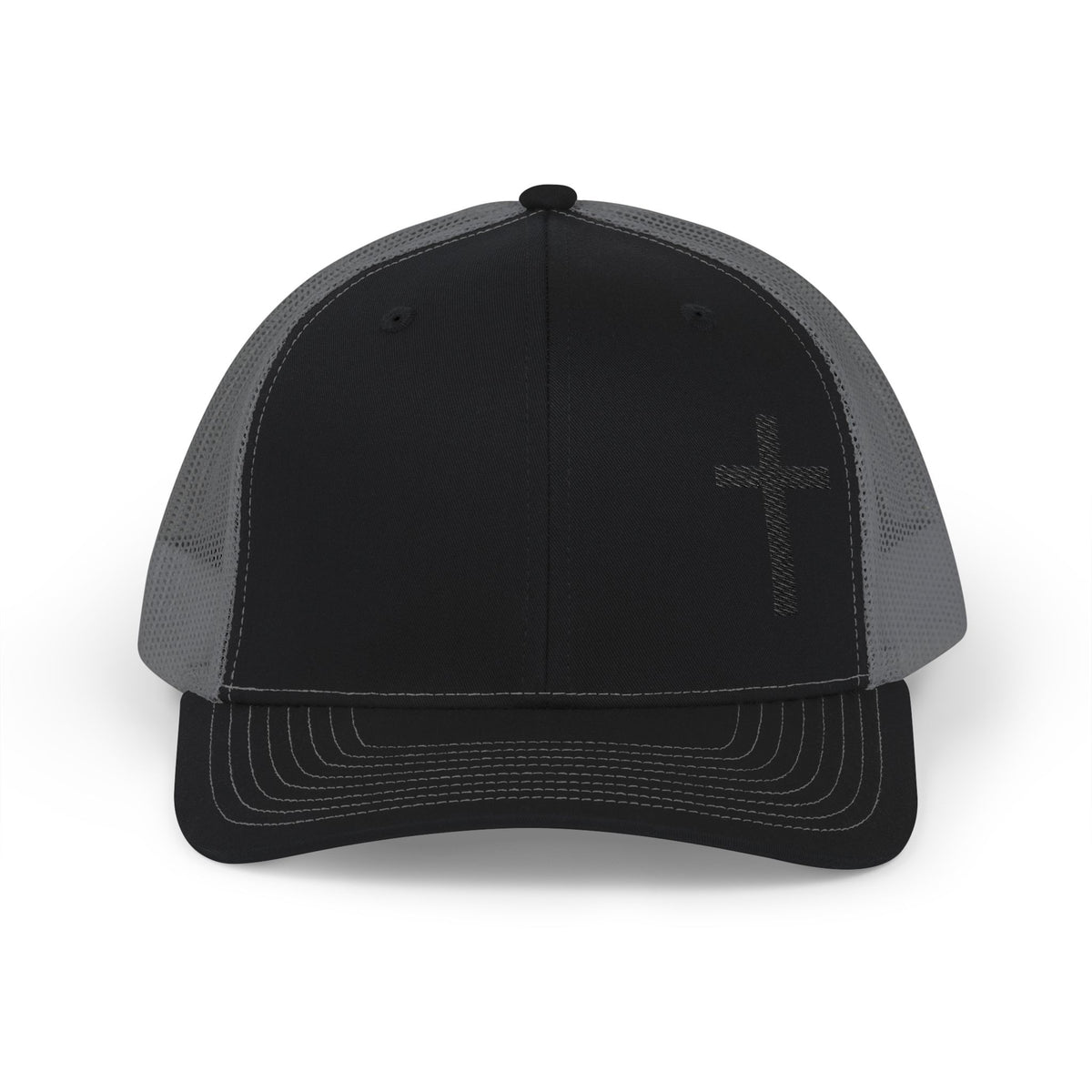 Black Cross Richardson 112 Snapback Hat