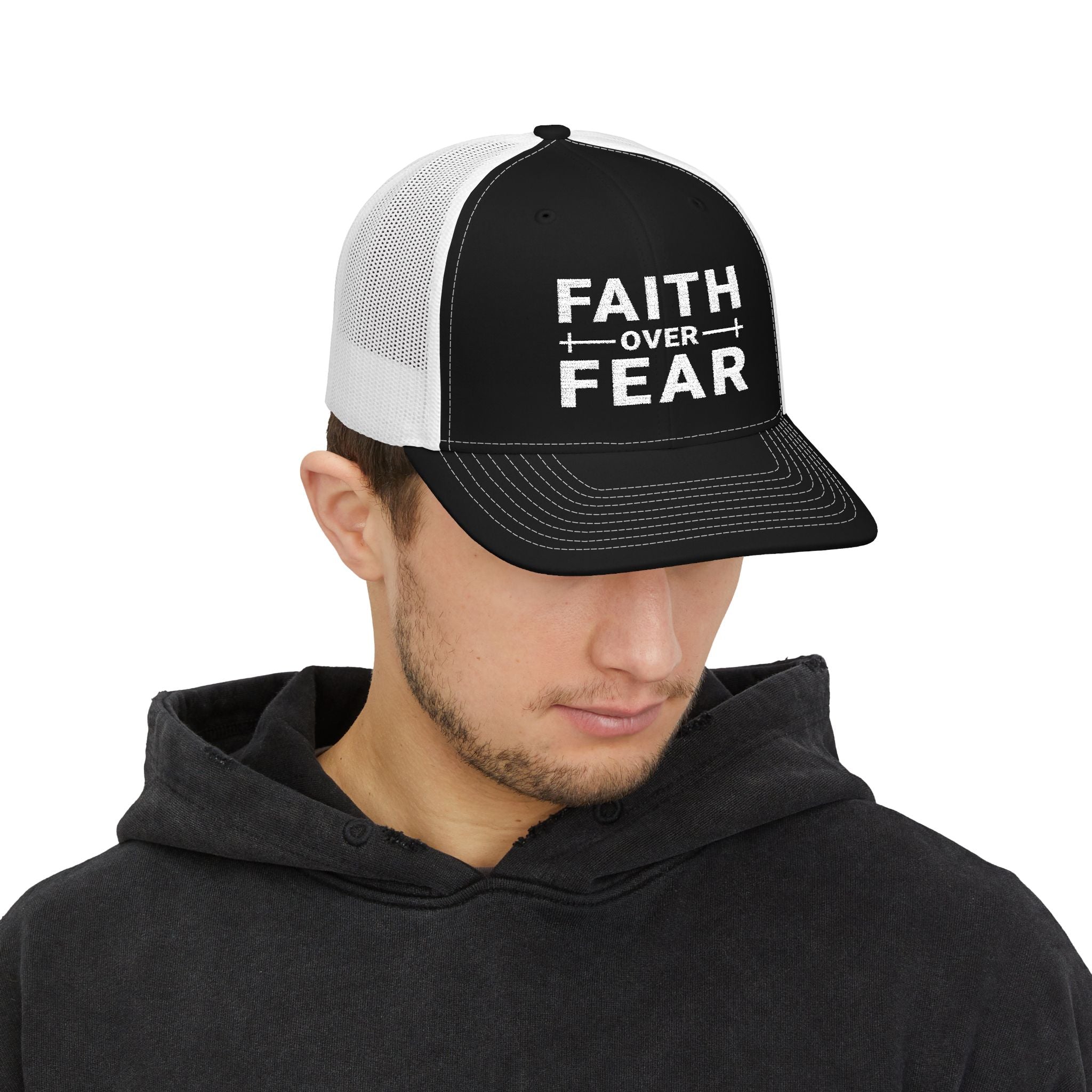 Faith Over Fear Richardson Snapback Hat