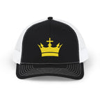 Cross & Crown Gold Richardson 112 Premium Snapback Hat
