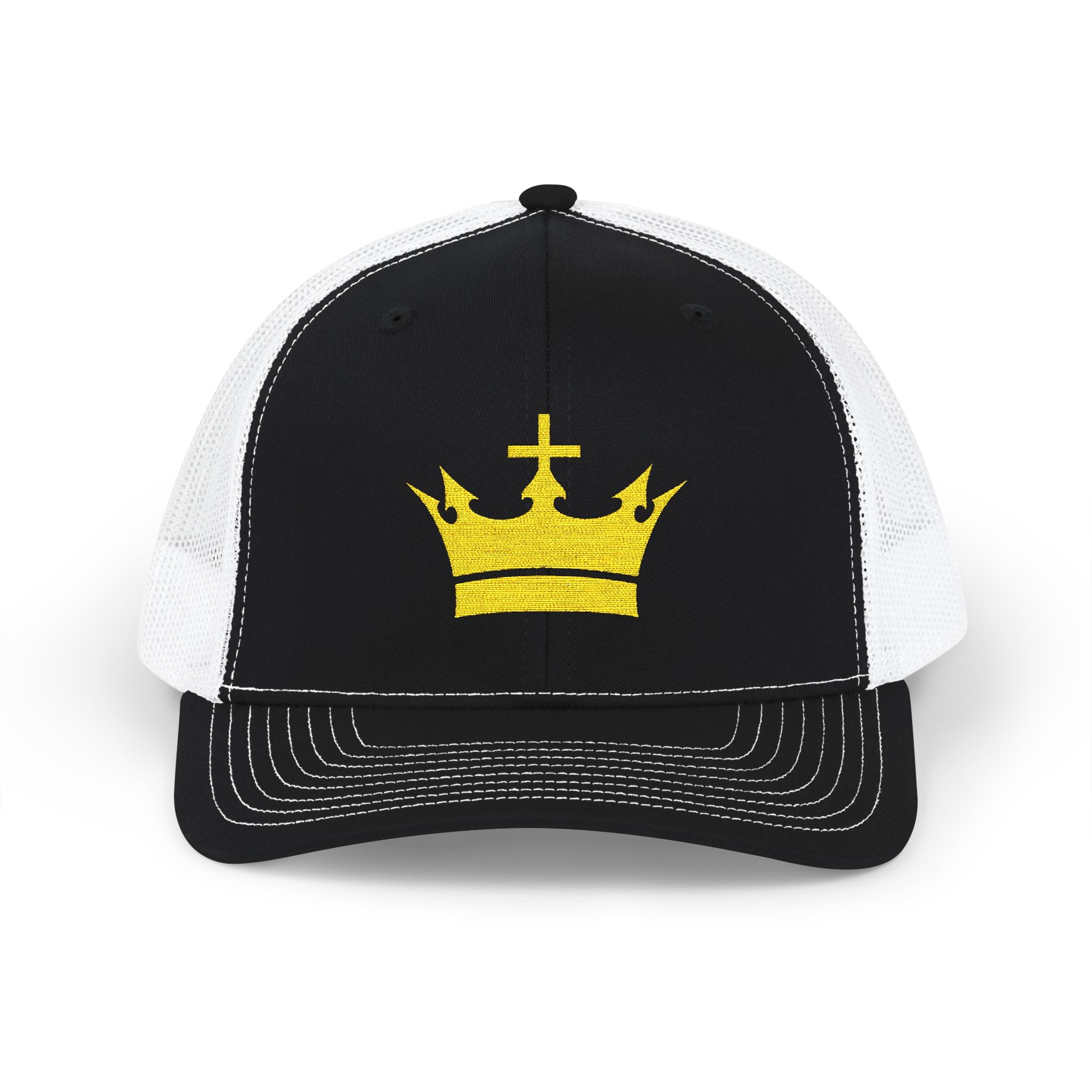 Cross & Crown Gold Richardson 112 Premium Snapback Hat