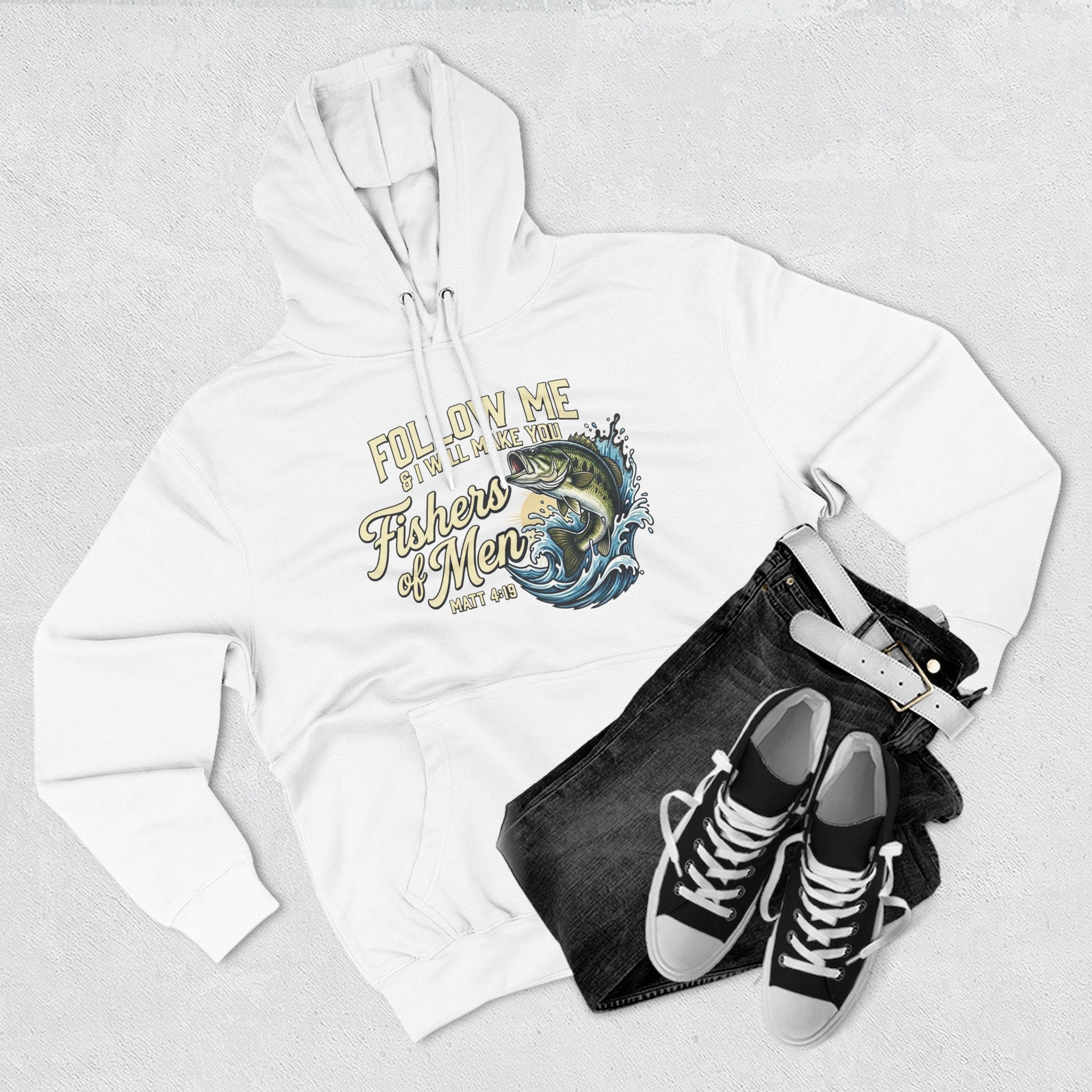 Fishers of Men Matthew 4:19 Hoodie