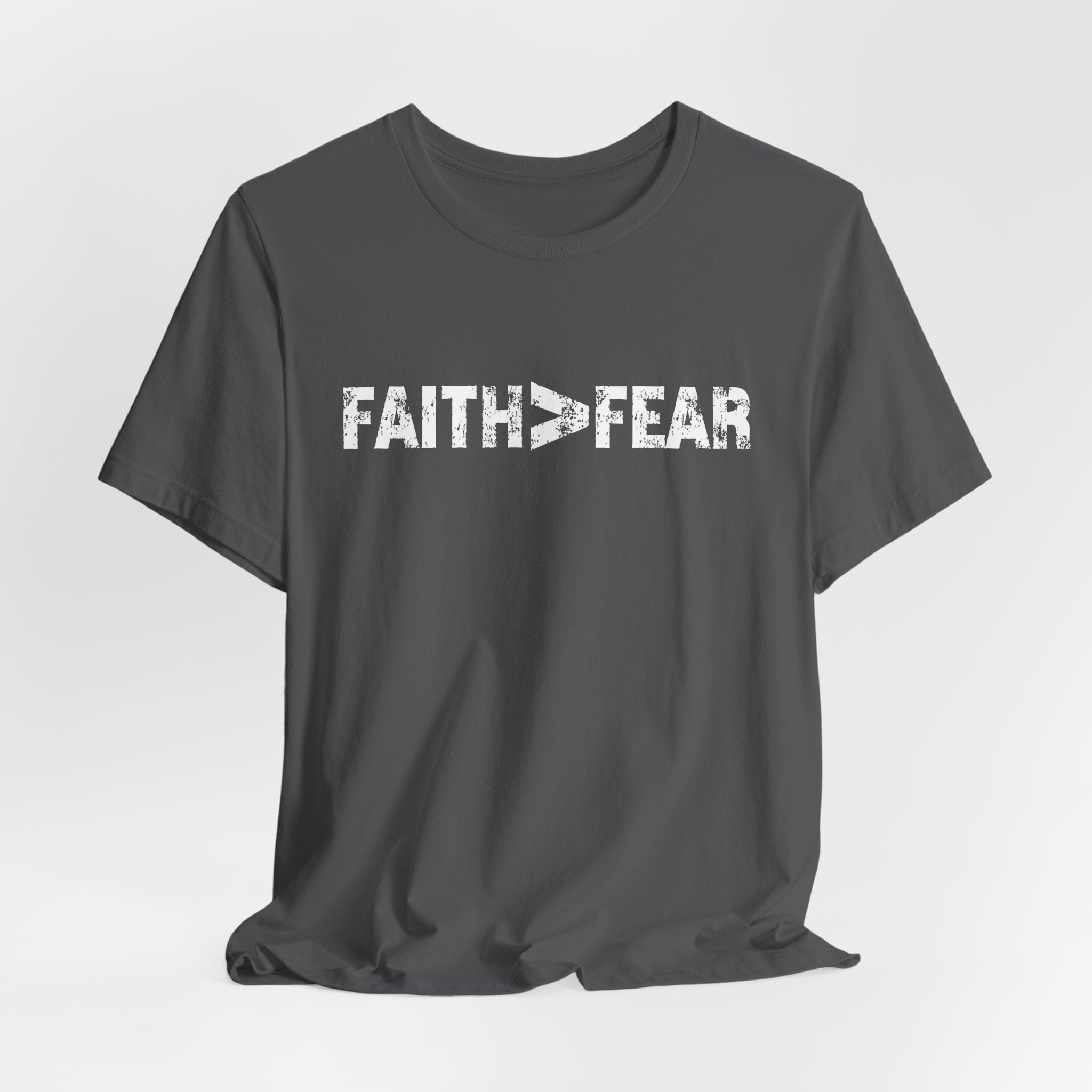 Faith > Fear Men's T‑Shirt