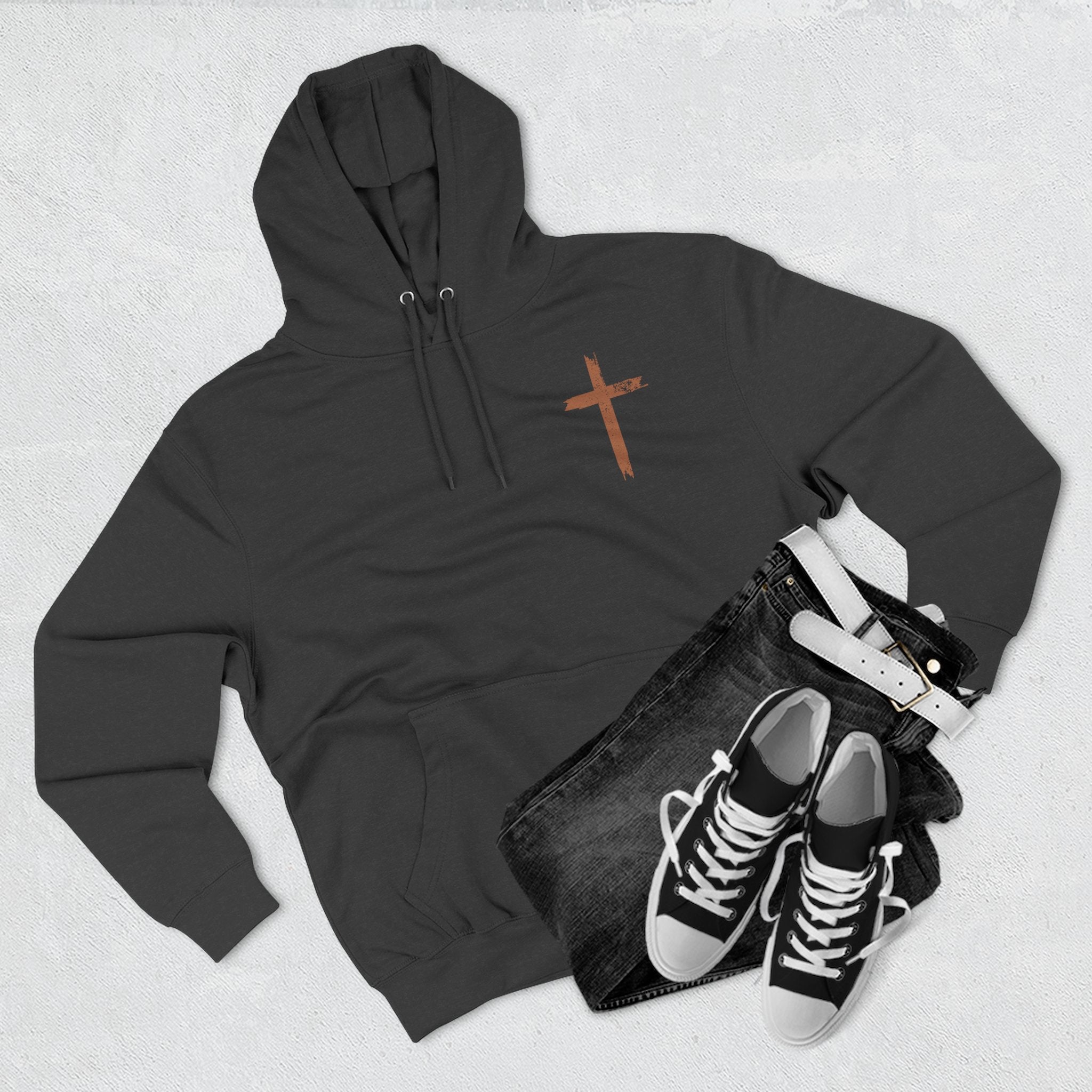 Dry Bones Come Alive Premium Vintage Gold Hoodie