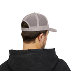 Nail Cross Snapback Trucker Hat