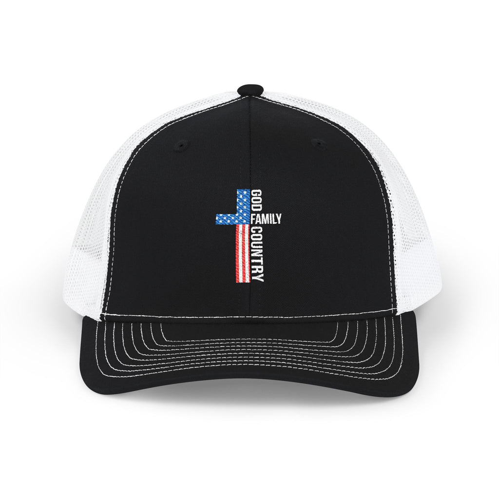 God, Family, Country Richardson Snapback Hat