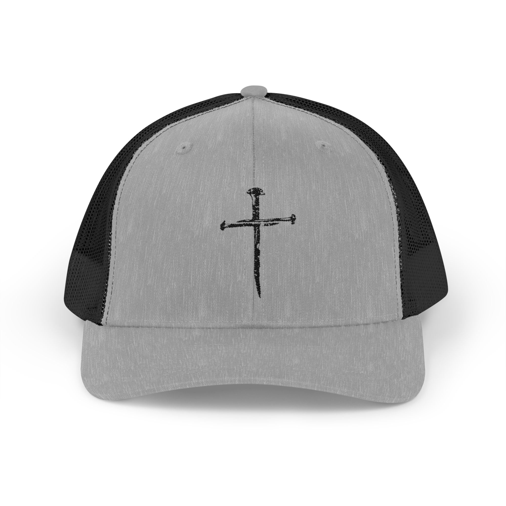 Nail Cross Snapback Trucker Hat