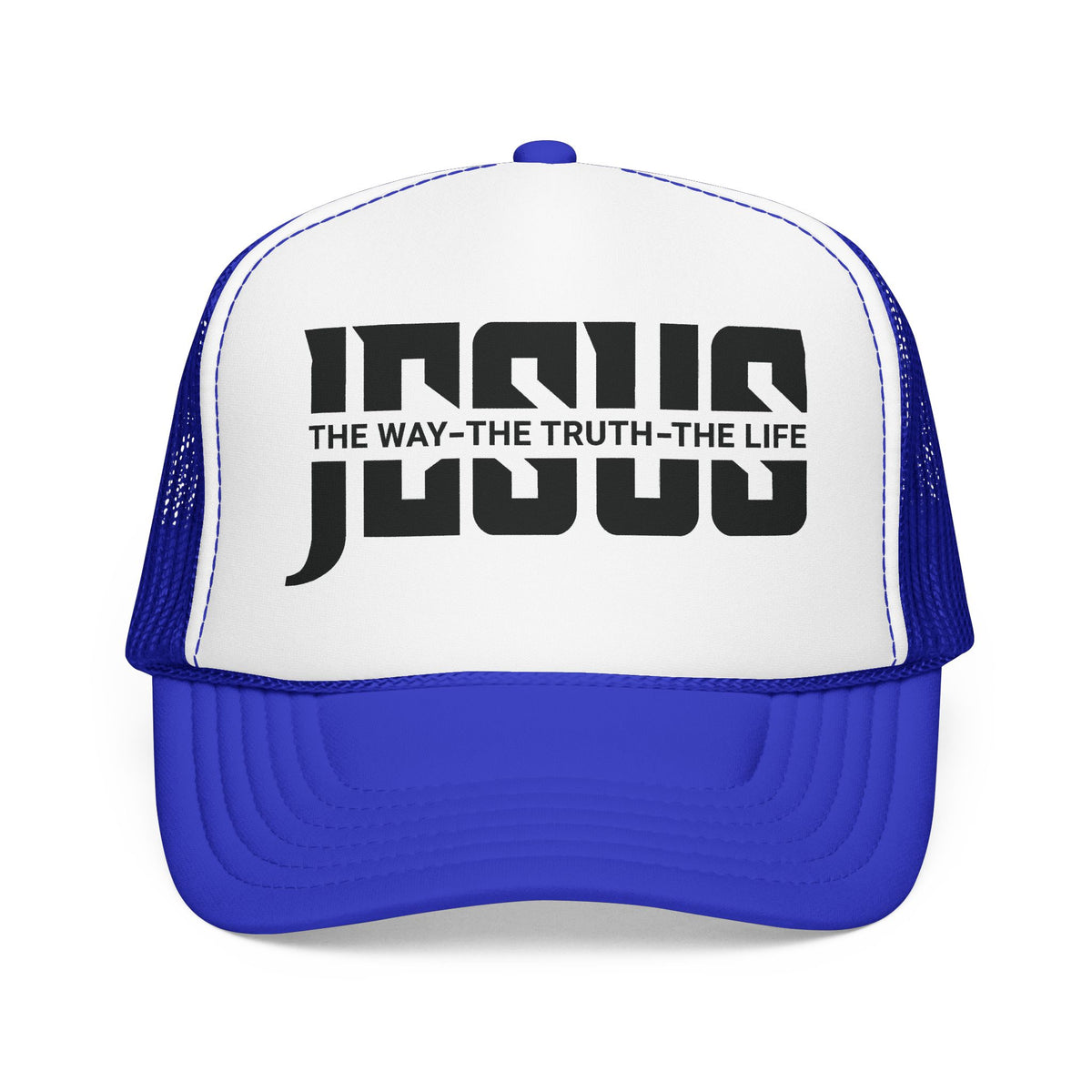 Jesus — The Way, The Truth, The Life" Trucker Hat