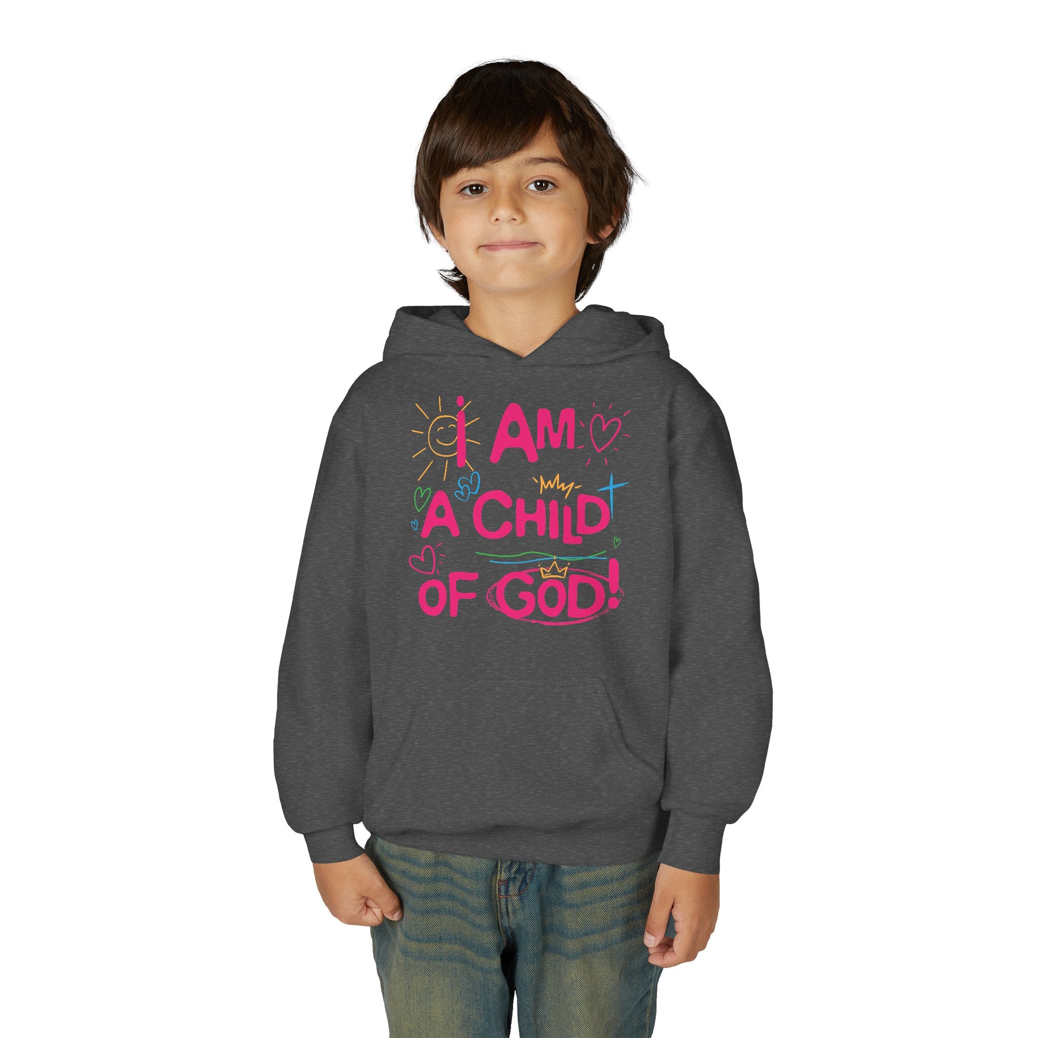 I Am a Child of God Youth Hoodie