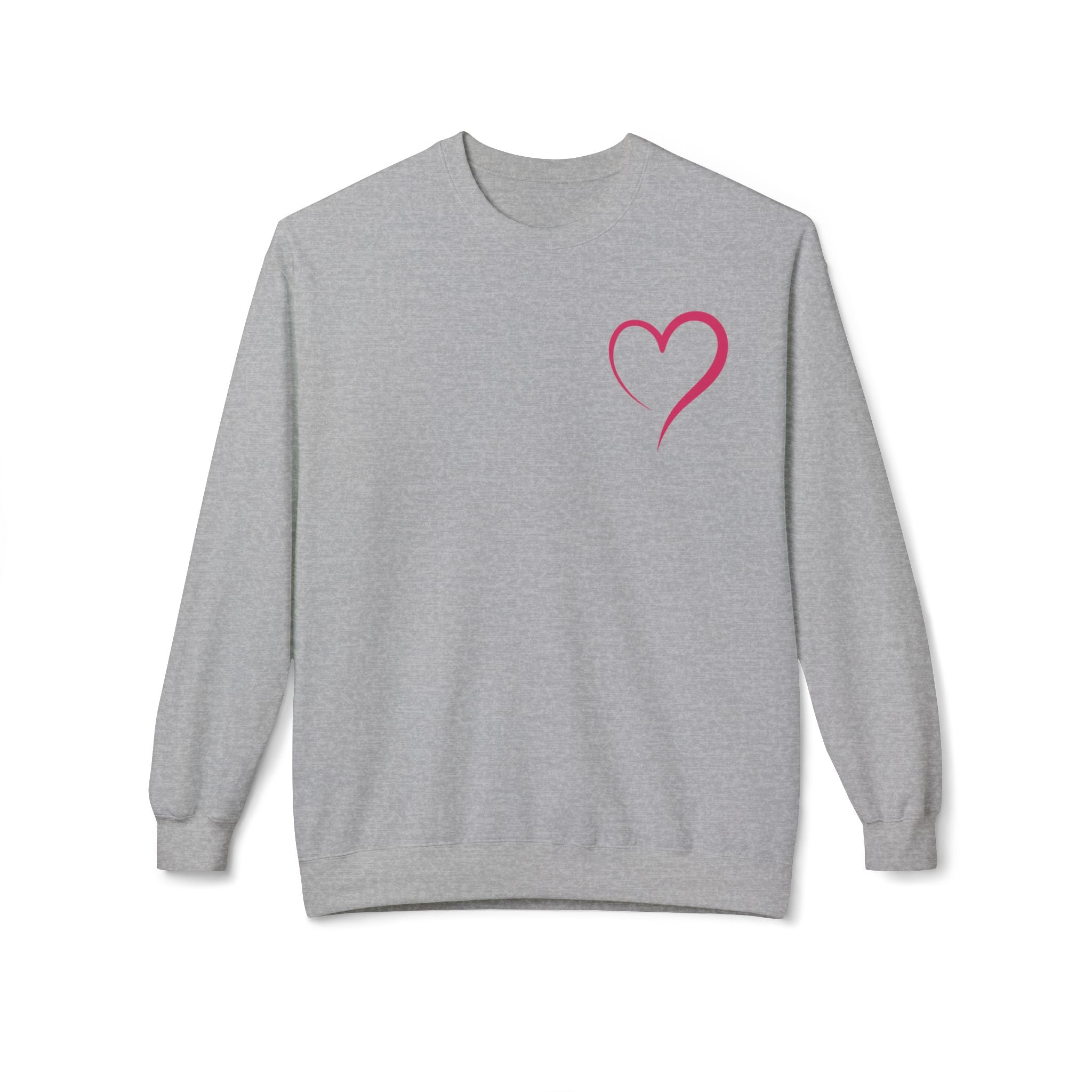 Love Never Fails Valentines Day Sweatshirt