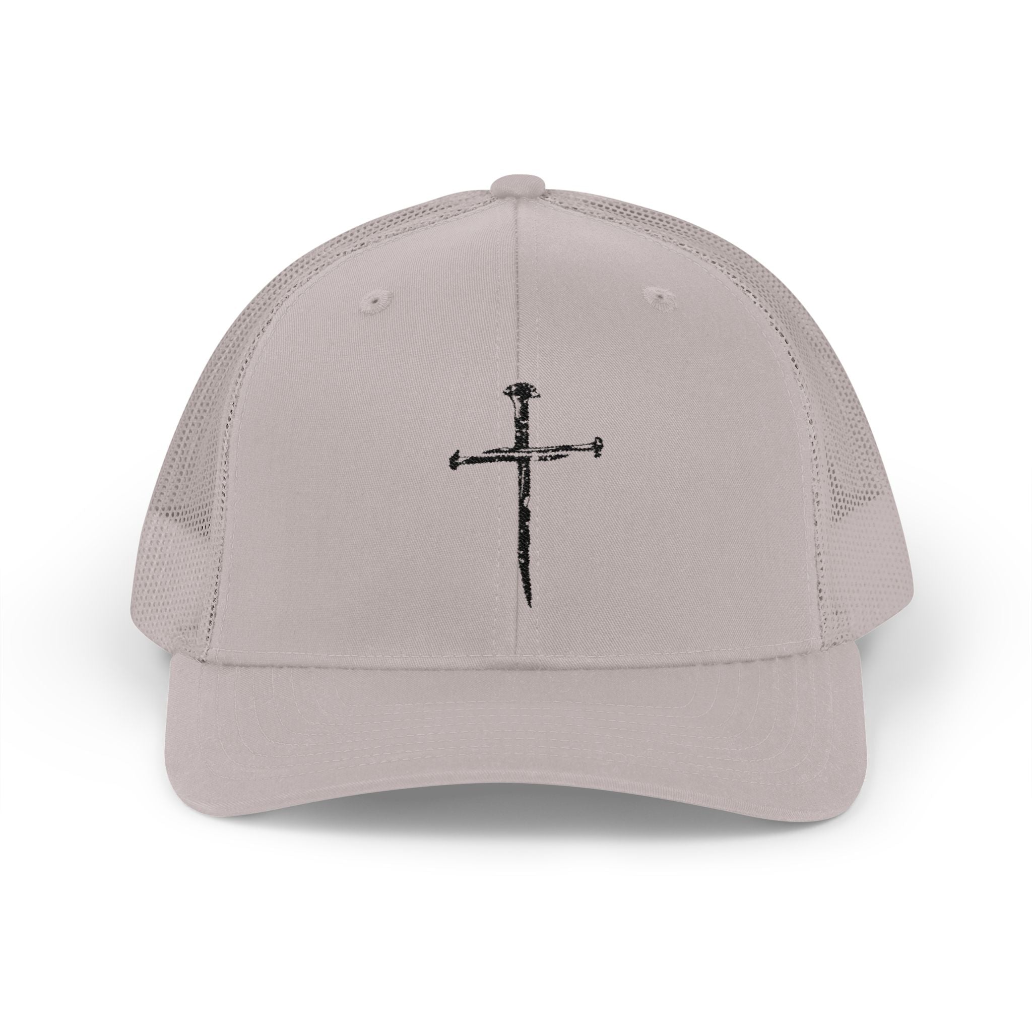 Nail Cross Snapback Trucker Hat
